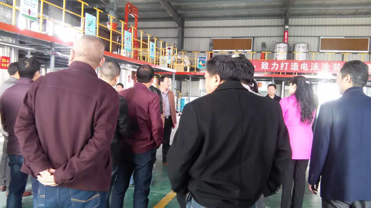 客戶參觀現(xiàn)場